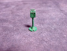 Plasticville Green Mail Box For Post Office O-S Scale