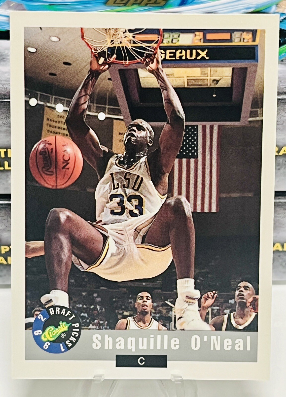 1992 Classic Draft Picks Shaquille O'Neal #1 Rookie Lakers/Magic/LSU