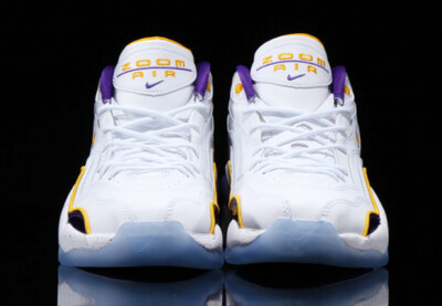 Nike Air Zoom Flight 96 KOBE Bryant LA Lakers White Purple Yellow