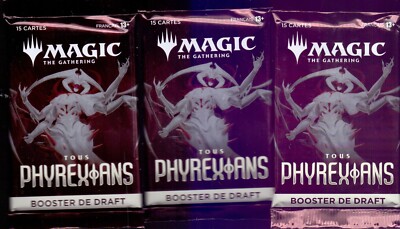 MAGIC 3 BOOSTERS DE DRAFT TOUS PHYREXIANS VF