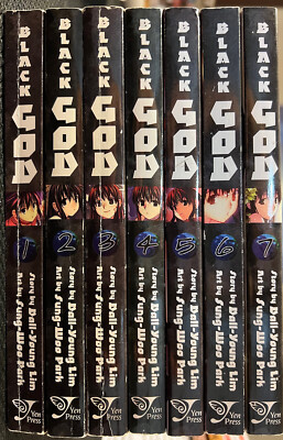 Black God Vol 1-7 Manhwa Manga   English Yen Press Dall-Young Lim 2 3 4 5 6
