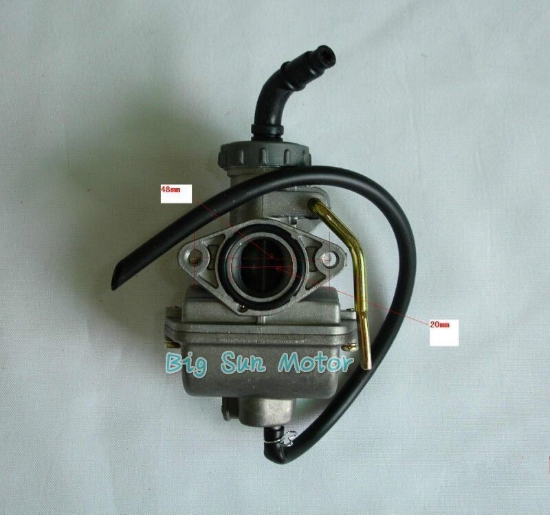 Jeu De Carter De Carburateur Avec Accélérateur Et Poignée De Câble - Compatible Honda XL70, XL75, XR75, XR80