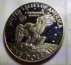 1977 S EISENHOWER DOLLAR PROOF COOPER NICKEL CLAD. CN77P — photo 2
