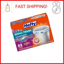 Hefty Small Trash Bags, Fabuloso Scent, 4 Gallon, 52 Count