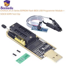 CH341A 24 25 Series EEPROM Flash BIOS USB Programmer Module SOIC8 SOP8 Test Clip
