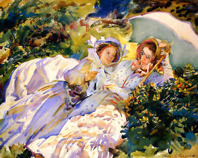 Simplon Pass. the Tease 1911 Painting by John Singer Sargent 8x10'' Art Print