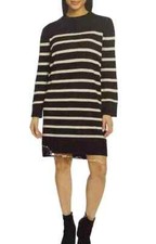 Jessica Simpson Women's Long Sleeve Cozy Midi Dress, Black, Size M (214)