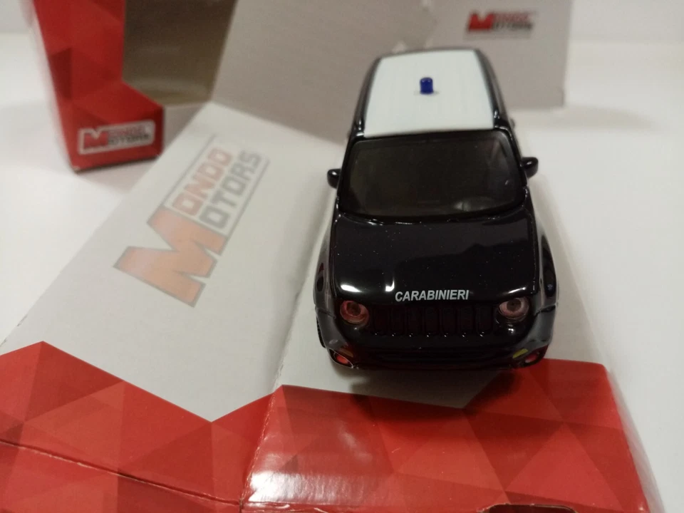 AUTO CARABINIERI JEEP RENEGADE SCALA 1:43  DIE-CAST METAL UFFICIALE - Immagine 3 di 4