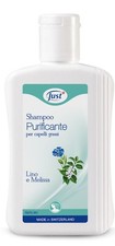 shampoo shampo Purificante Just capelli grassi forfora prurito sciampo PRONTA CO