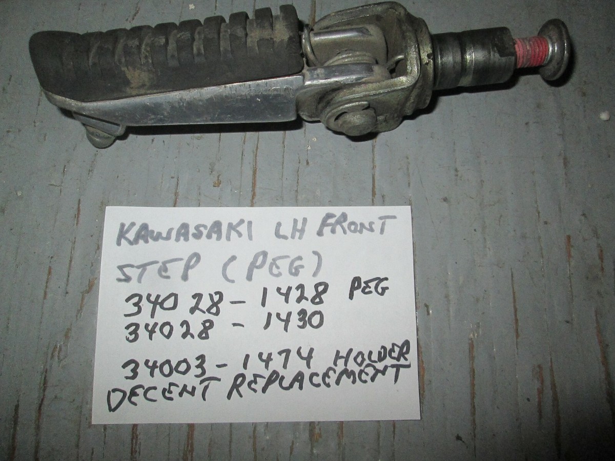 OEM Kawasaki Ninja left front foot peg ( step ) 34028-1428 / 34028