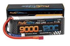 Powerhobby 3S 11.4V 9000mah 120C GRAPHENE + HV Lipo Battery w Deans Plug