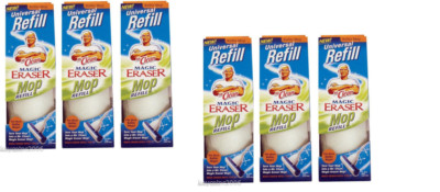 Lot of 6 MR. CLEAN MAGIC ERASER ROLLER MOP REFILL