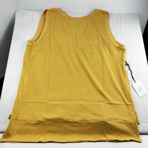 Women’s XL Cleo & Wolf Yellow Free Spirit Sleeveless Tank Top Peace Love Hippie - Picture 9 of 10