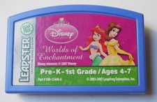 Leap Frog Leapster Disney Princess Worlds of Enchantment Game Cartridge