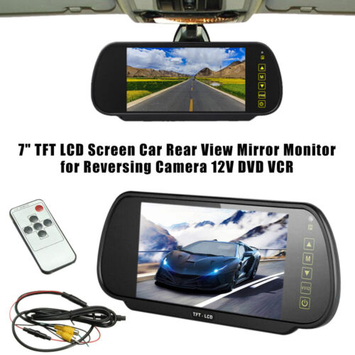 7 inch TFT LCD Screen Monitor For Car Rear View Reverse Backup Camera GPS DVD
