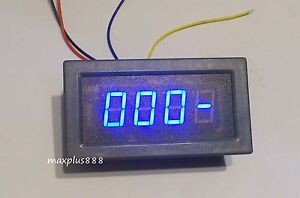AC 500V 3-1//2 Digital Blue LED Volt Panel Meter Voltmeter Supply 5V DC