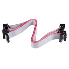 IDC 18 Pins Connector Flat Ribbon Cable Female Connector 30cm 2.54mm Pitch,5pcs