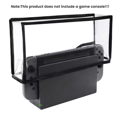 Staubschutz für 2 Spielekonsole Dock Case Hülle Kratzer Staubdicht Schwarz B7W5