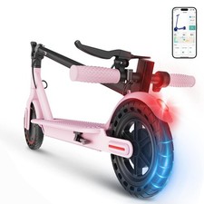 PINK ADULT ELECTRIC SCOOTER FOLDABLE LONG RANGE HIGH SPEED 31KM/H URBAN COMMUTER