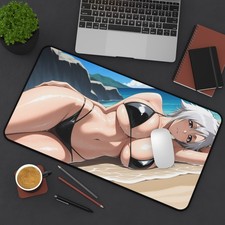 Anime Bleach Isane Desk Mat, Mouse Pad, Anime Waifu, Gamer Waifu