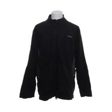 Reebok, Fleecejacke, Herren, Größe: 2XL, Schwarz/Grau, Polyester, Fleece #JZ2