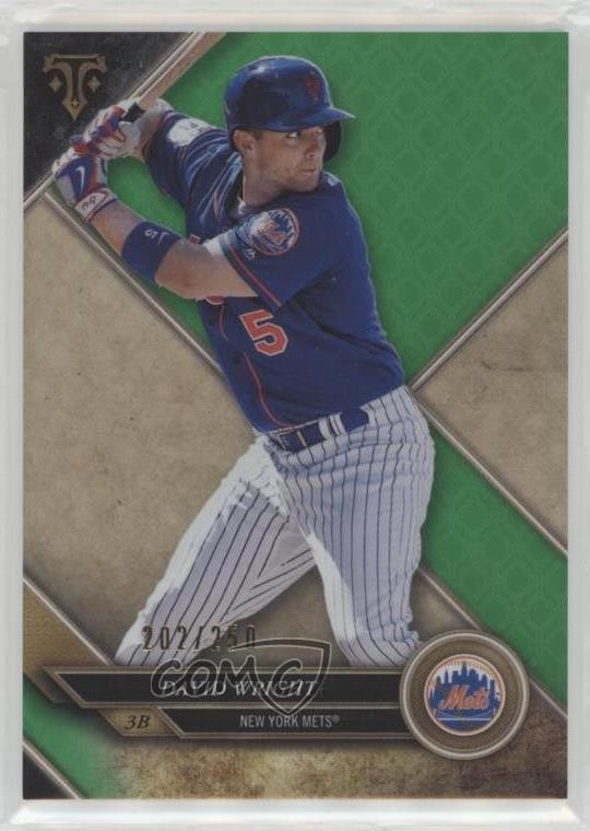 2017 Topps Triple Threads Emerald 202/250 David Wright #57 y2b