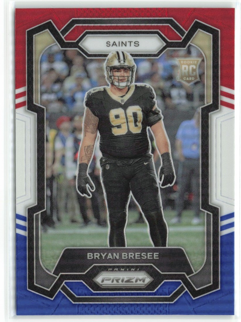 Bryan Bresee RC 2023 Panini Prizm Red White Blue New Orleans Saints #372