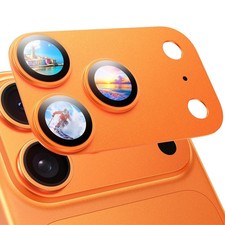 MAGIC JOHN 2 Pack Camera Lens Protector for iPhone 17 Pro Max, Orange