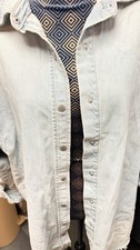 Denim shirt women's denim T-shirt Pull & Bear size s/m