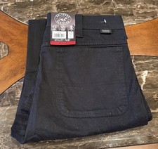 Colorado Clothing Men Utility Pant Relaxed Stretch Canvas Fabric 34x34 BLACK