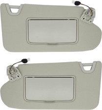 Left  Right Side Sun Visor Replacement Gray Left Driver Right Passenger 