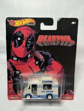 Hot Wheels Premium Marvel Deadpool Ice Cream Truck 2018 Mattel Die Cast NEW