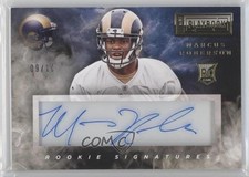 2014 Panini Playbook Rookie Signatures Gold 9/10 Marcus Roberson #79 Auto n1u