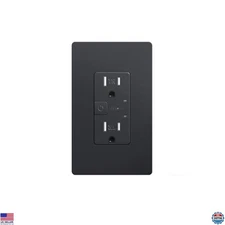Smart Wall Outlet - Tamper-Resistant, Remote Control, Google Assistant, ETL