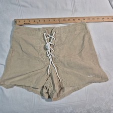 VTG OP CORDUROY SHORTS SURF SIZE 11 28X2.5 TAN BEIGE
