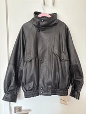 New Hemi Blurr Black Leather Stand Collar Sna...