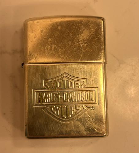 Harley-Davidson Motorcycles Zippo Lighter Made in USA Bradford, PA 02