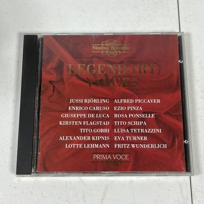 Legendary Voices CD 1993 Nimbus Records Classical Opera Compilation