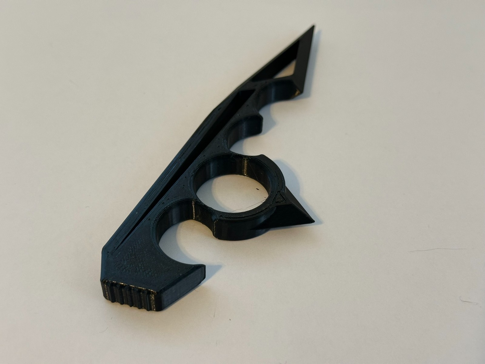 Carbon Fiber Hand Spike - Non Metal - Undetectable Self Defense Knife