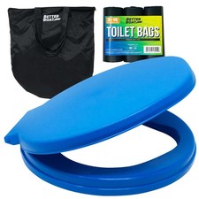 Better Boat Portable Camping Toilet Kit, 5-Gallon 8-Gallon Bucket Toilet Sea...
