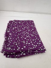 Purple Spotted Thin Fabric 2 Metre