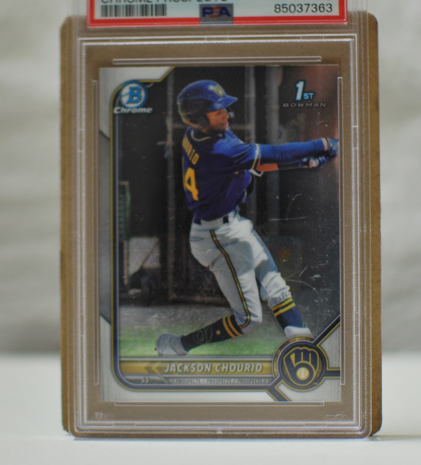 2022 Bowman Chrome Prospects 1st Bowman PSA 10 Jackson Chourio #BCP-79 PSA 10