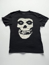 Misfits Skull T-Shirt Medium Black Official Band Tee Punk Rock Fiend Logo