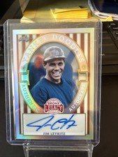2024 Leaf Bronx Legacy Yankee Doodles Jim Leyritz AUTOGRAPH 31/35 Auto SP