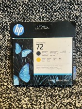 Cabezal de impresión HP 72 negro mate/amarillo C9384A fecha genuina: septiembre de 2025