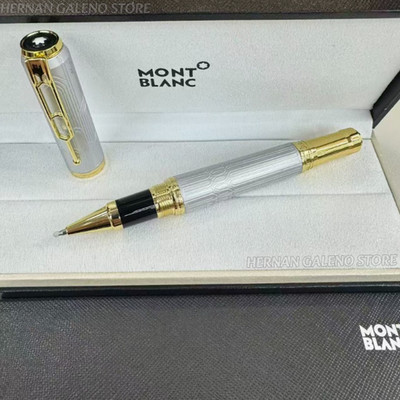 Montblanc Rollerball Pen Writers Edition Victor Hugo Gold Silver LUXURY VIP Gift