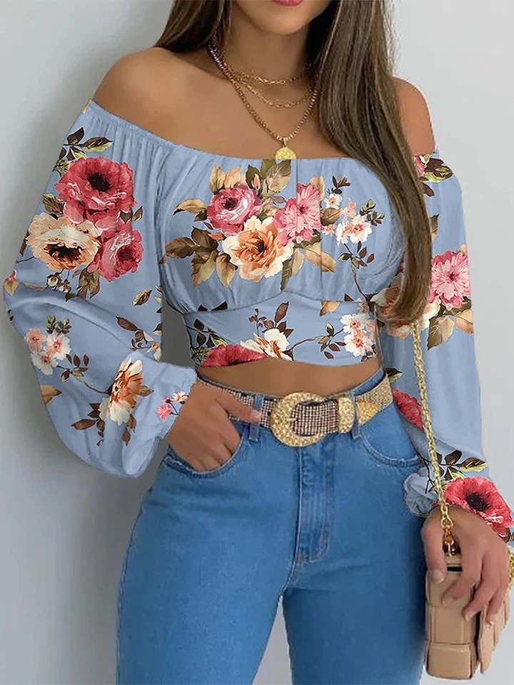 Off Shoulder Long Sleeve
