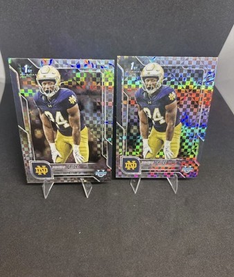 Jadarian Price 2025 Bowman's U Bundle 4x Cards Two Xfractor,Pink Lava, Silver