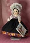 Madame Alexander #584, Norway 8-inch Doll, Original Box & Tag; Newly Restrung — photo 2