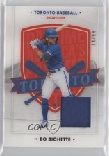 2021 Panini Chronicles America's Pastime Swatches Blue 14/99 Bo Bichette #2 8em